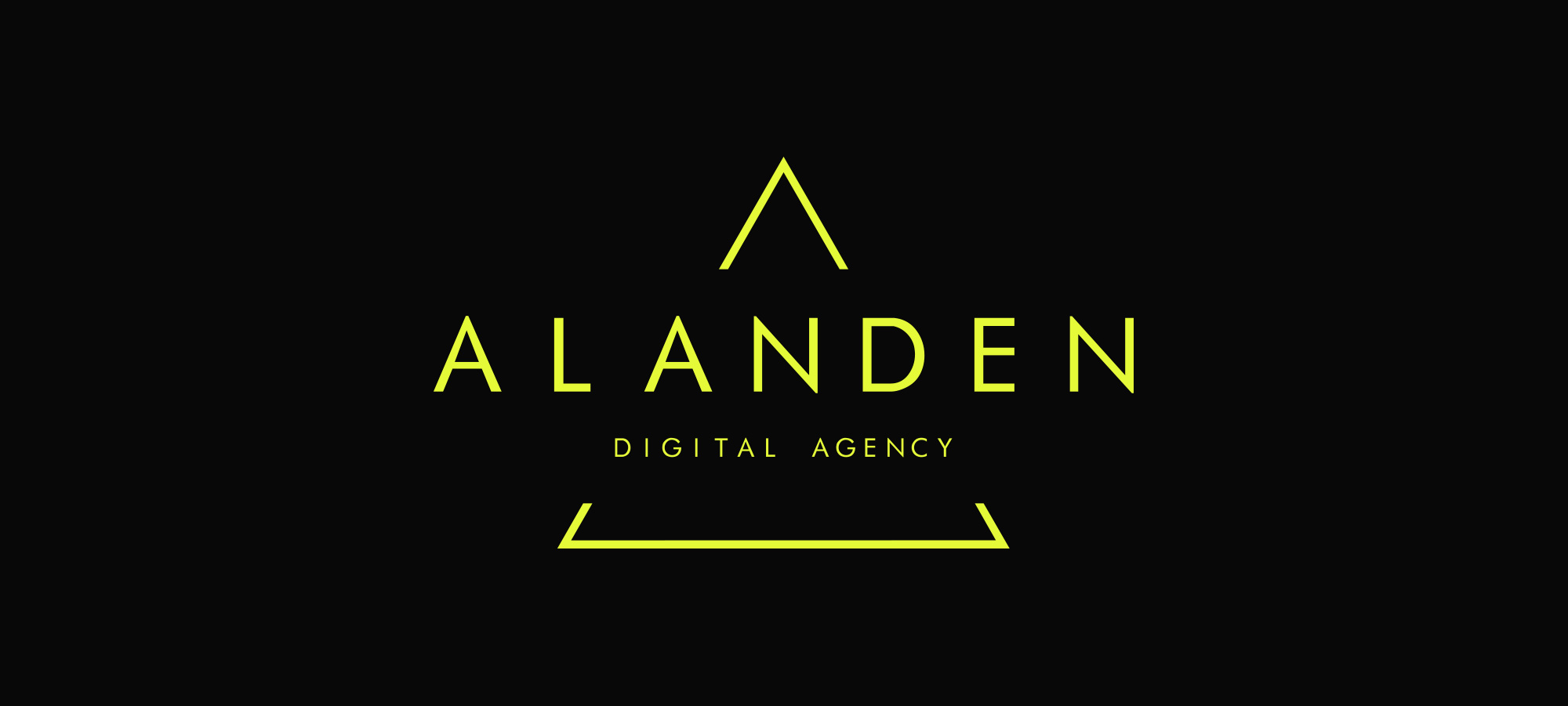 Логотип для диджитал агентства Alanden